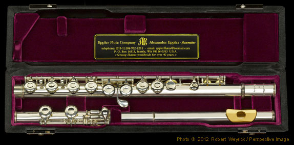 Boehm-Mendler flute, restored