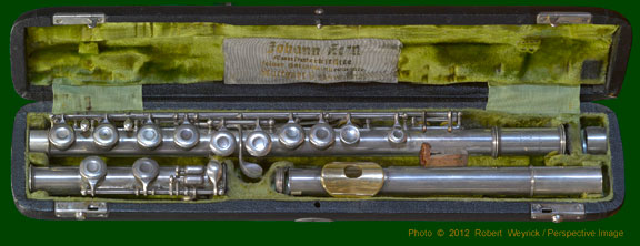 Boehm-Mendler flute, restored