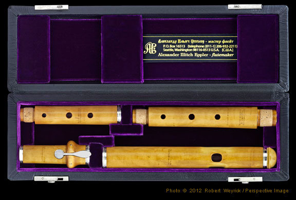 old wood Haynes flute