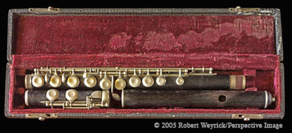 Robert Weyrick/Perspective Image--100 year old flute
